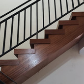 stairs, anak tangga kayu merbau solid