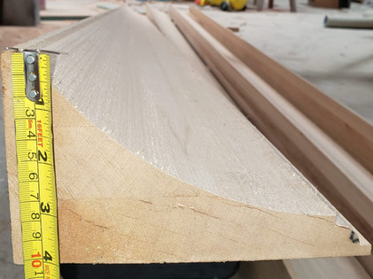 custom lis profil kayu ukuran besar bahan kayu solid kamper samarinda