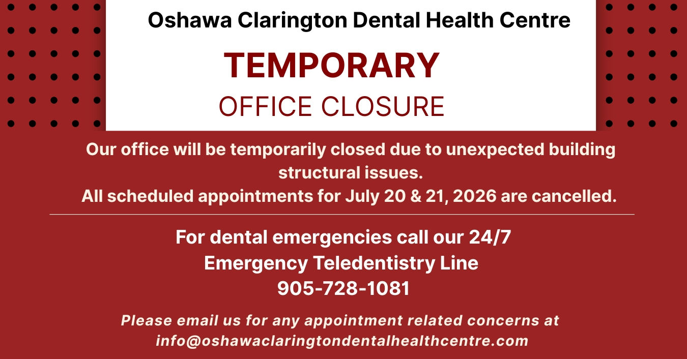 Our office will be temporarily closed due to unexpected building structural issues. All sc