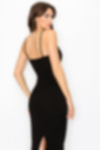 Thumbnail: Ribbed Stretchy Cut Out Twisted Front Detailed Midi Dress