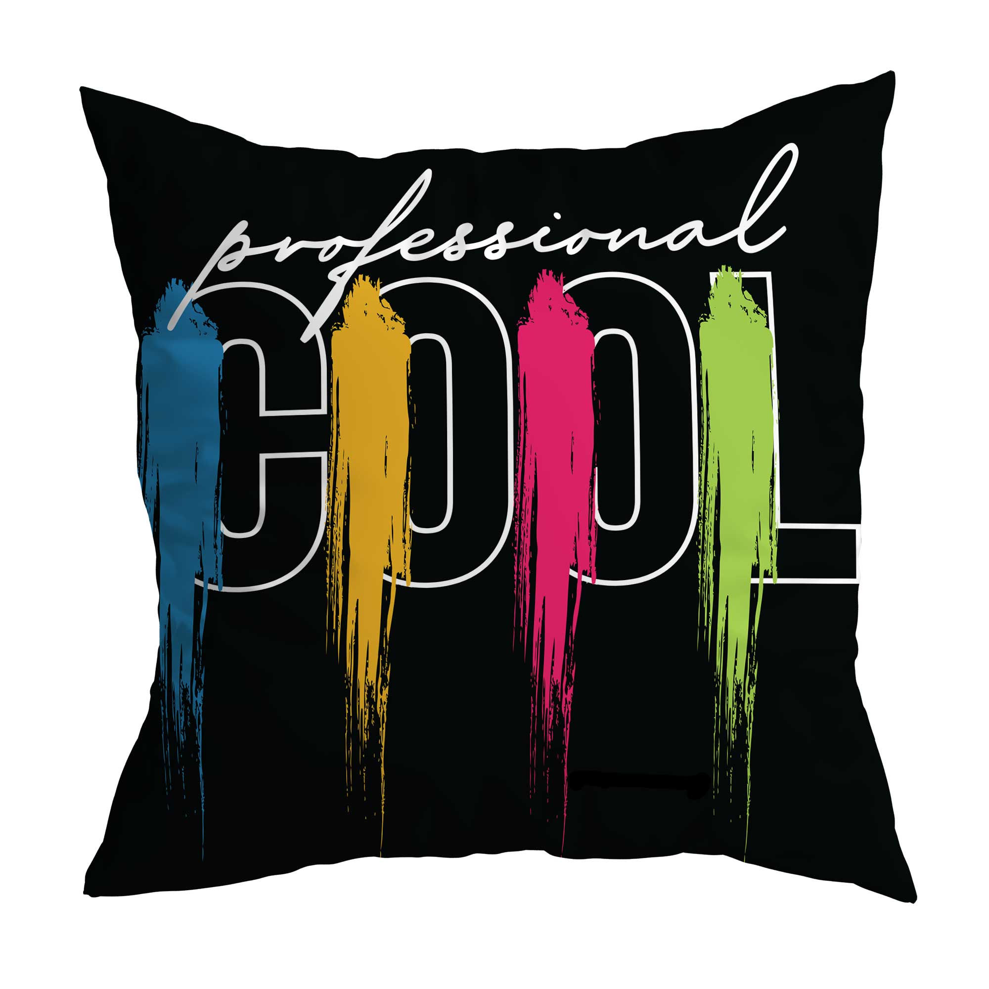 Dibacraft Cool Black Desenli Kırlent