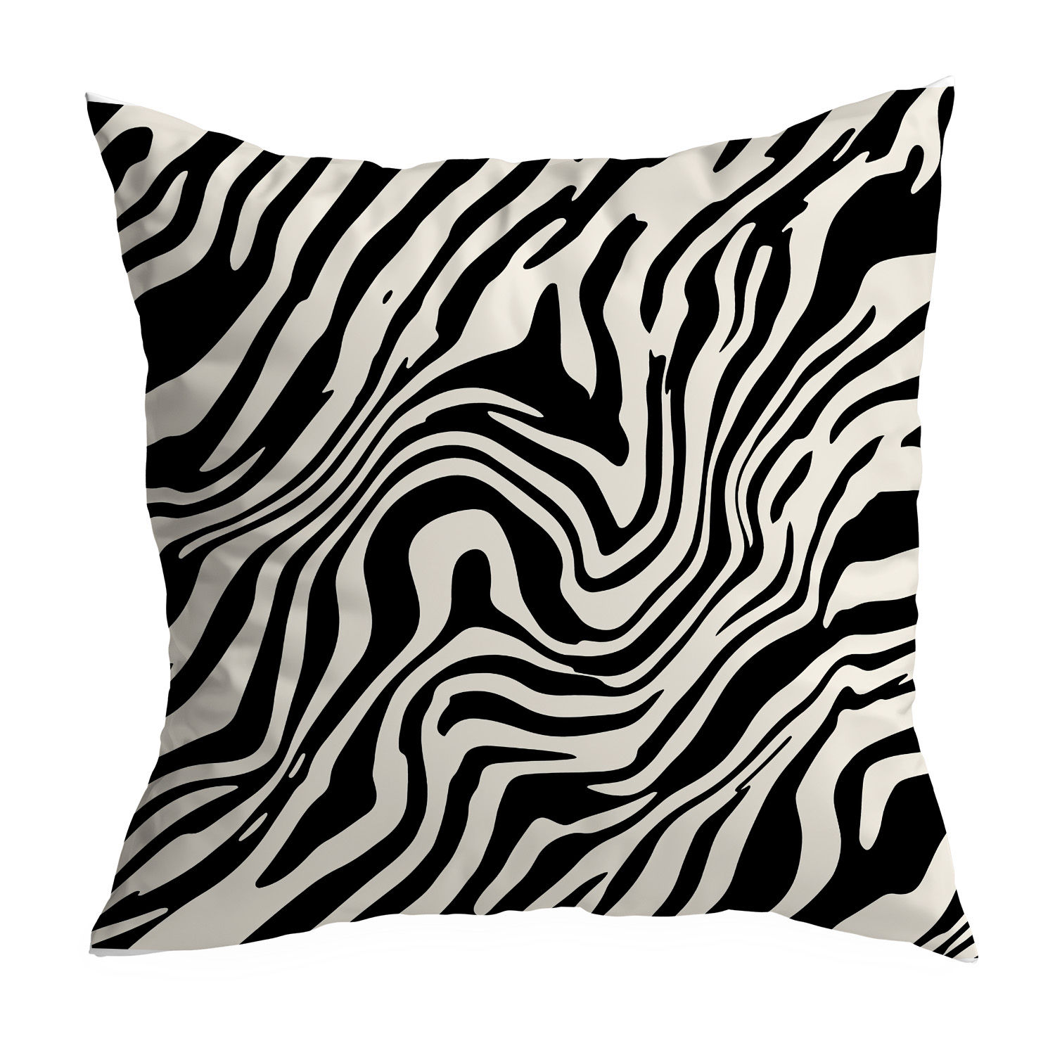 Dibacraft Zebra Desenli Modern Kırlent Kılıfı