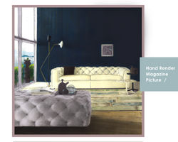 layout magazine render