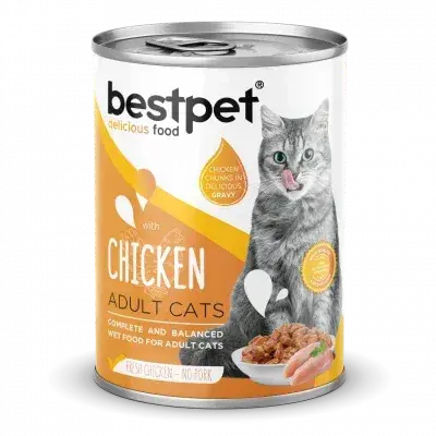 Gravy Parça Tavuk Etli Kedi Konservesi