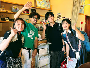 『元住人』の話にみんなで大興奮!沢田マンションへ急遽寄り道を決めた仲良しグループ旅📐✨