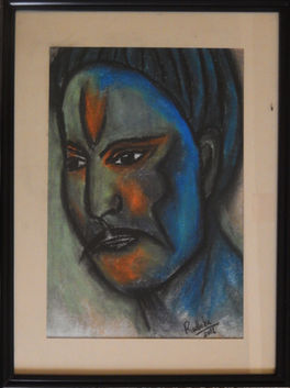 Embrace a path
Dry pastel on Paper