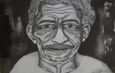 Shattered in Grace
Ink on paper