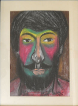 Emerald Gaze
Dry pastal on Papaer