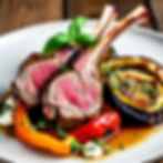Roasted Lamb Rib Chop