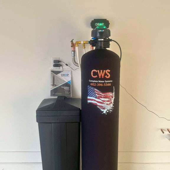 CWS All-in-One Water Softener with DROP valve installation