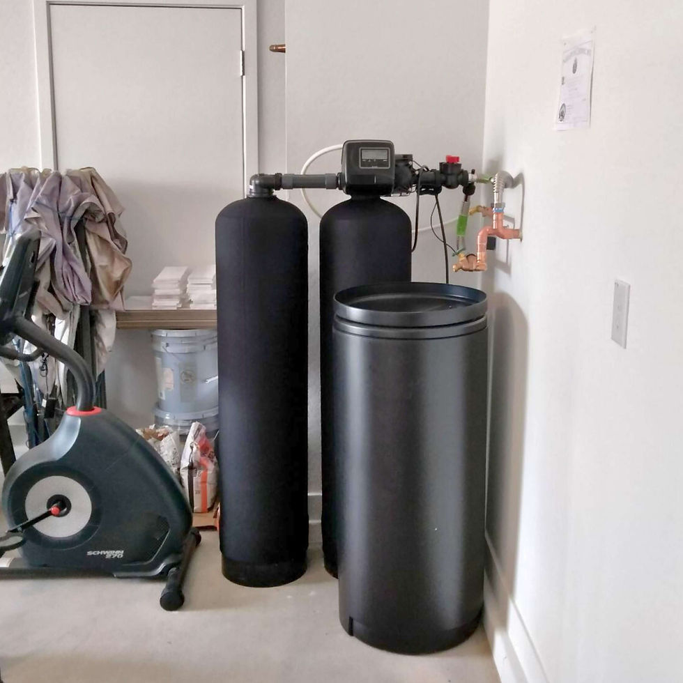 Installation of a Hero Series Twin Alternating Water Softener with Black Tank Covers