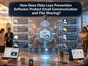 How Does Data Loss Prevention Software Secure Emails and File Sharing?