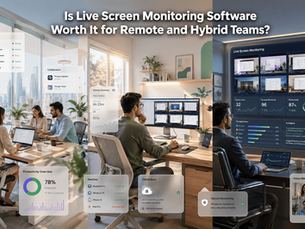 Is Live Screen Monitoring Software Worth It for Remote and Hybrid Teams?