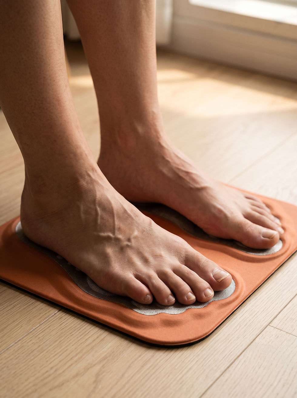 Thumbnail: Vitsma EMS Foot Massager Pad — Rechargeable Foot Massage Mat, 6 Modes, 15 Intens