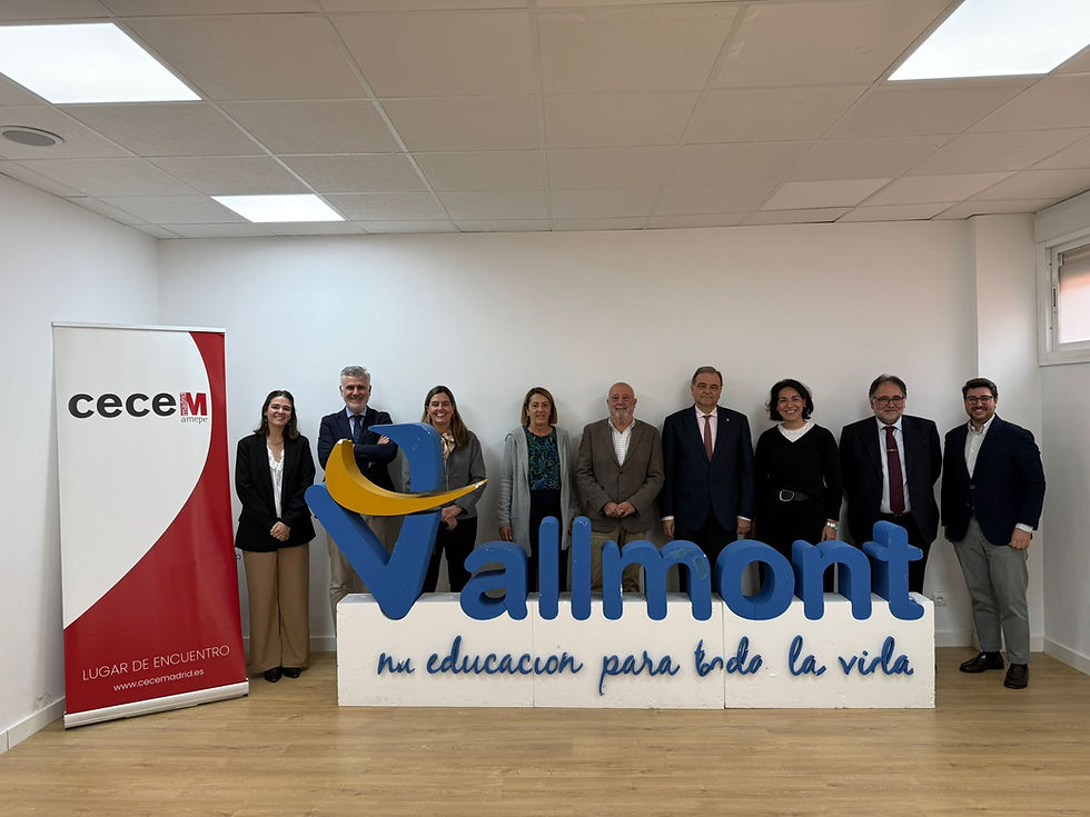 La Junta Directiva de CECE Madrid se reúne en el Colegio Vallmont y celebra los 20 años del centro