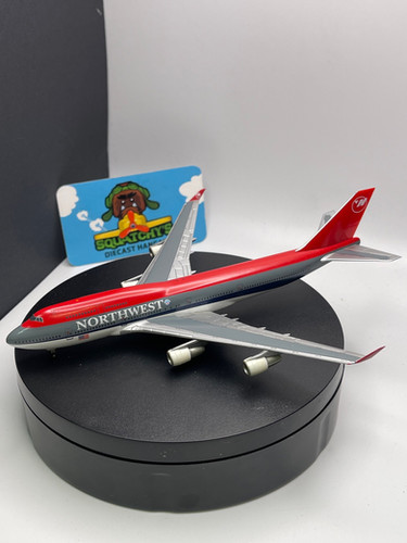 herpa 1/200スケール ノースウエスト航空 Boeing 747-400 Northwest Airlines 747-400 | Squatchy's