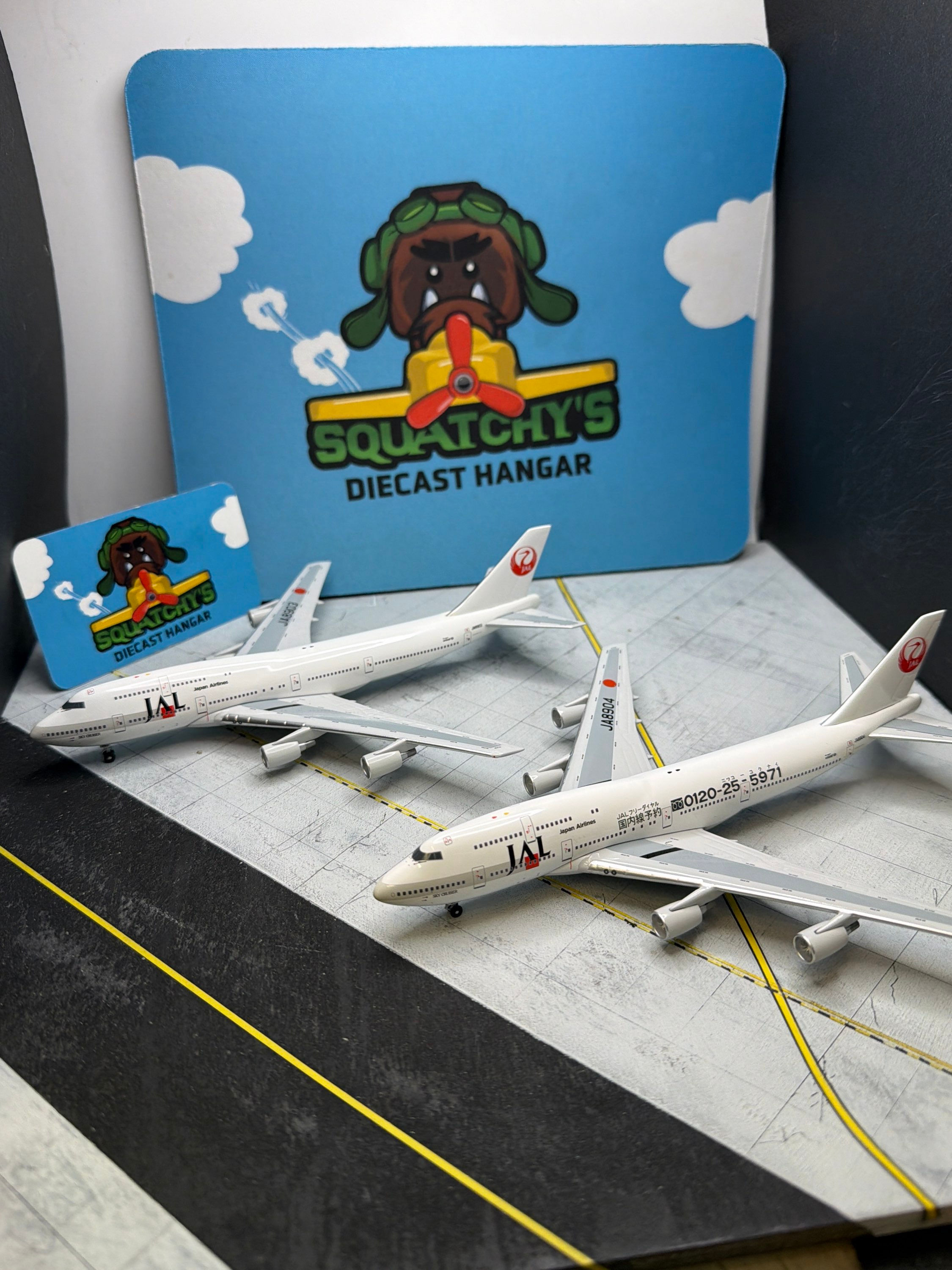 Japan Airlines 747-400D 2-Pack