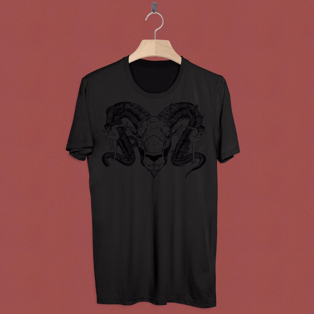 FACE OF TWO BLACK TEE