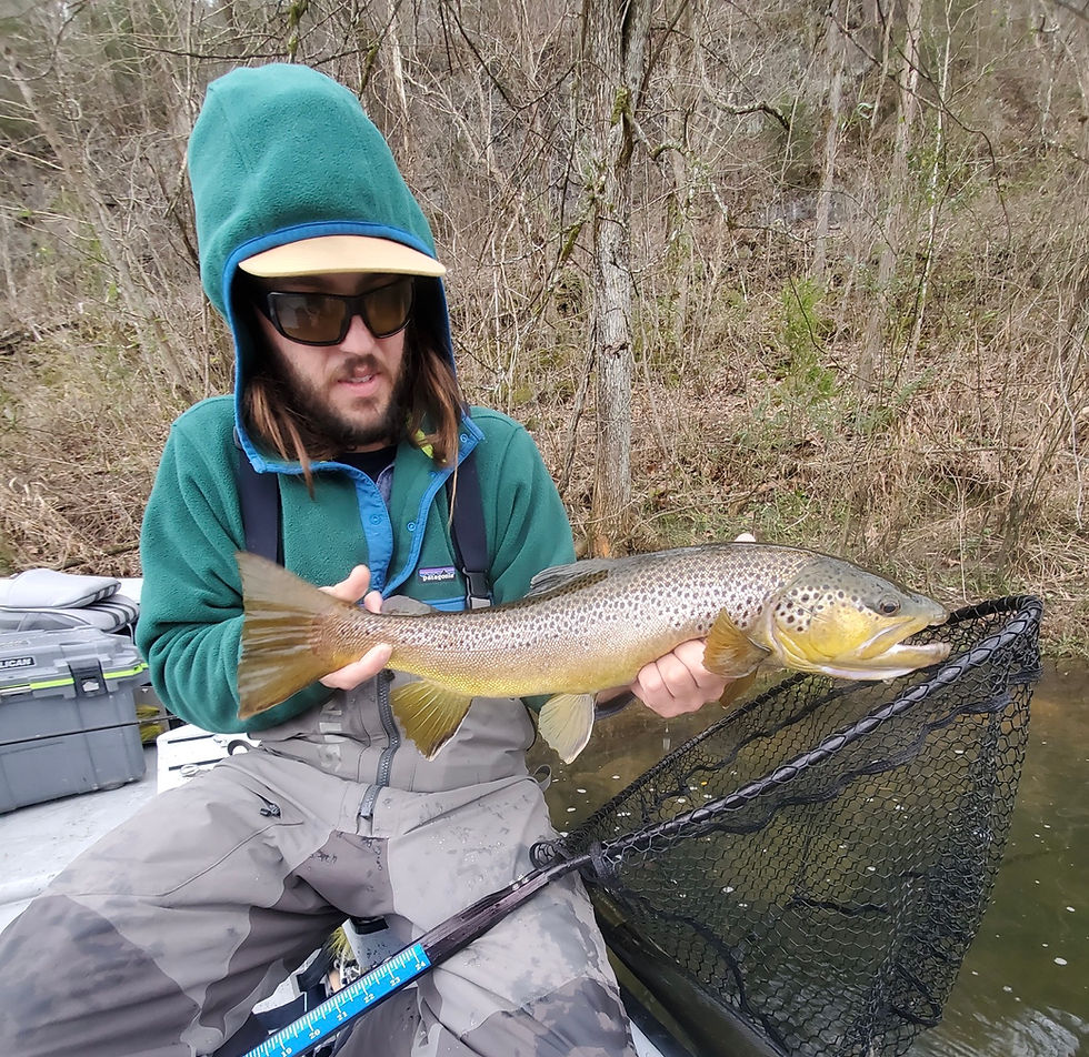 Winter Fishing The White!