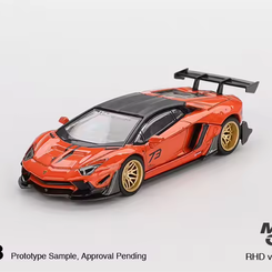 MINI GT 1:64 LB WORKS Aventador edição limitada laranja(AliExpress)R$66,03//02pçs-R$128,97/R$64,48 cada(imposto incluso)