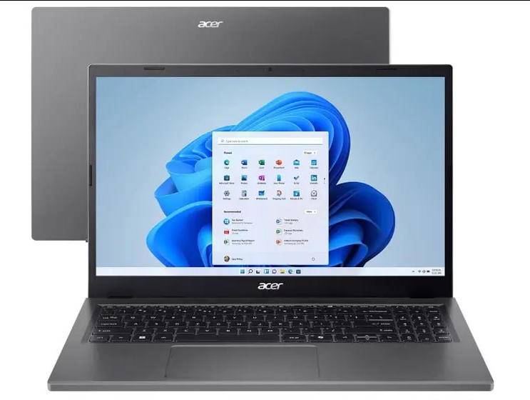 Notebook Acer Aspire Go Intel Core i5 13420H 8GB RAM 512GB SSD 15,6" Full HD Windows 11 AG15-71P-53GM(Magazine Luiza)R$3.599,10 no pix