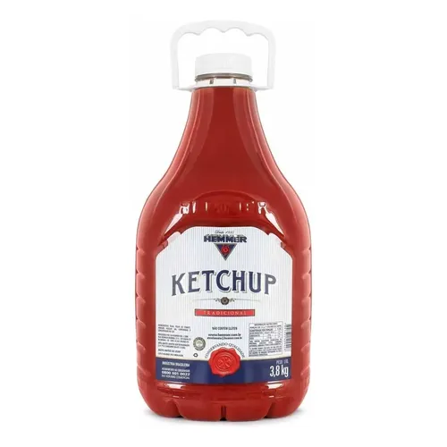 Ketchup Tradicional Hemmer Galão 3,8kg(Amazon)R$40,35