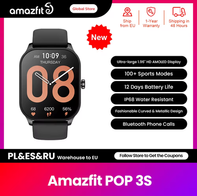 Xiaomi Amazfit Pop 3S Smartwatch(AliExpress)R$230,12(R$215,12 pagando com Cartão Mastercard no débito) (imposto incluso)