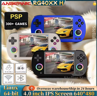 Anbernic RG40XX H Console Portátil Retrô Tela 4.0 ips 3200mah sistema de 64 bits com luz rgb(AliExpress)R$387(imposto incluso)
