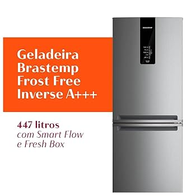 Geladeira Frost Free Brastemp Inverse 447 Litros Inox Bre57fk(Mercado Livre)127V-R$3.981//220V-R$4.209