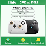 8BitDo Ultimate 2 Bluetooth para Switch 1/2 Windows PC com joysticks TMR,gatilhos comutáveis,controle de movimento, Hall Effect(AliExpress)R$273,85🇧🇷Produto no Brasil