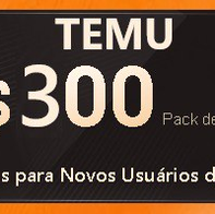TEMU – BAIXE O APLICATIVO E GANHE CUPONS E BRINDES PARA NOVOS USUÁRIOS