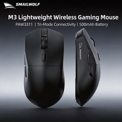 SMAILWOLF M3/M3 pro Mouse sem fio(AliExpress)M3 preto-2pçs-R$119,79-R$59,89cada/M3 pro preto-2pçs-R$165,58-R$82,79cada IMPOSTO INCLUSO