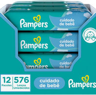 Pampers Lenços Umedecidos Cuidado de Bebê 12 pcs-576 unidades(Amazon)R$73,99(R$6,16 cada)