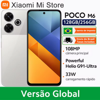 Xiaomi Poco M6 4G (AliExpress)6/128gb-R$960,37 🇧🇷Produto no Brasil