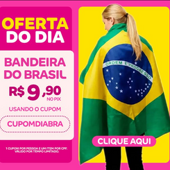 Bandeira Do Brasil Grande 1,50 x 0,90cm para bastao metro Poliéster(Magazine Luiza)R$ 9,90 no pix(pelo app)