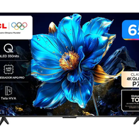 Smart TV 65" TCL 4K UHD QLED 65P7K Google TV AiPQ Google Assistente 3 HDMI 1 USB(Magazine Luiza)R$2.609 no Pix // R$2.899 em 10X
