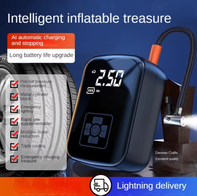 Bomba Elétrica de Encher Pneu de Carros,Motos,Bikes e Bolas(AliExpress)R$60,06 (imposto incluso)
