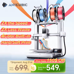 Impressora 3D ANYCUBIC Kobra X com Impressão em até 19 Cores, Detecção por IA 600mm/s(AliExpress)R$3.214(12X Sem Juros)🇧🇷Produto no Brasil