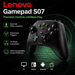 Lenovo S07 Gaming Controller Wireless Bluetooth 2.4G(AliExpress)2pçs-R$191,04-R$95,52cada IMPOSTO INCLUSO