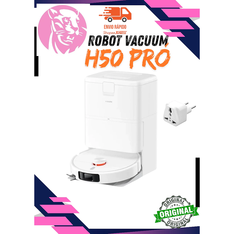Xiaomi Robô Aspirador H50 Pro 15000Pa – Lava, Aspira, Seca e Limpa Sozinho(Shopee)220V-R$3.670,80