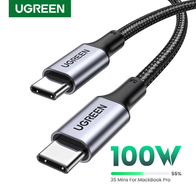 UGREEN USB Tipo C para USB-C-18W(AliExpress)0,25m-R$8,00/0,50m-R$9,93/1m-R$12,40/1,5m-R$14,60/2m-R$15,26/3m-R$20,18(IMPOSTO INCLUSO)