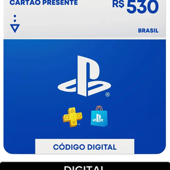 GIFT CARD PARA COMPRAR GTA 6 - Sony PlayStation Store Gift Card R$ 530(Digital)(Mercado Livre)Apenas R$477