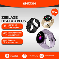Zeblaze Btalk 3 Plus Smartwatch(AliExpress)R$97,84/R$82,84 -2 pcs-R$167,94-R$83,97cada pagando com cartão VISA pelo APP(IMPOSTO INCLUSO)