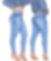 Kit 2 Calça Jeans Feminina Cintura Alta Com Lycra(Mercado Livre)R$89,79