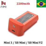 Bateria 2200mAh para Xiaomi FIMI Mini 3, X8 Mini,X8 Mini V2(AliExpress)R$243,93//Kit 2 baterias-R$515,59