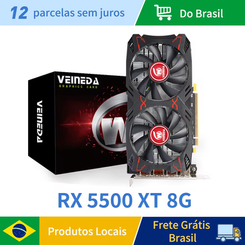 Veineda RX 5500XT 8GB Placa de Vídeo(AliExpress)R$847,08🇧🇷Produto no Brasil 