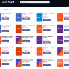GVGMALL é um site que vende chaves de Windows, Office, outros Softwares e Jogos...