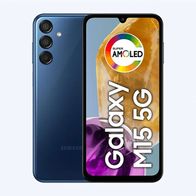 Samsung Galaxy M15 5G, 6.000mAh, Câmera Tripla até 50MP, 128GB(Amazon)R$584,35(12X Sem Juros)
