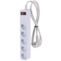 iClamper Energia 5 Tomadas Filtro de Linha + DPS Branco 1M Cabo(AMAZON)R$48,99