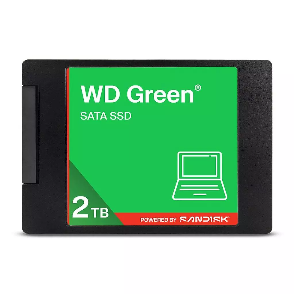 Western Digital SSD WD Green 2.5 2TB SATA III 545Mb/s WDS200T5G0A(Shopee)R$1.099,46